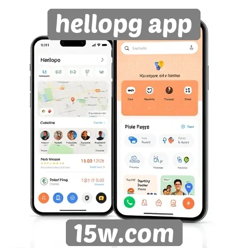 Interface do helloPG app é intuitiva e amigável